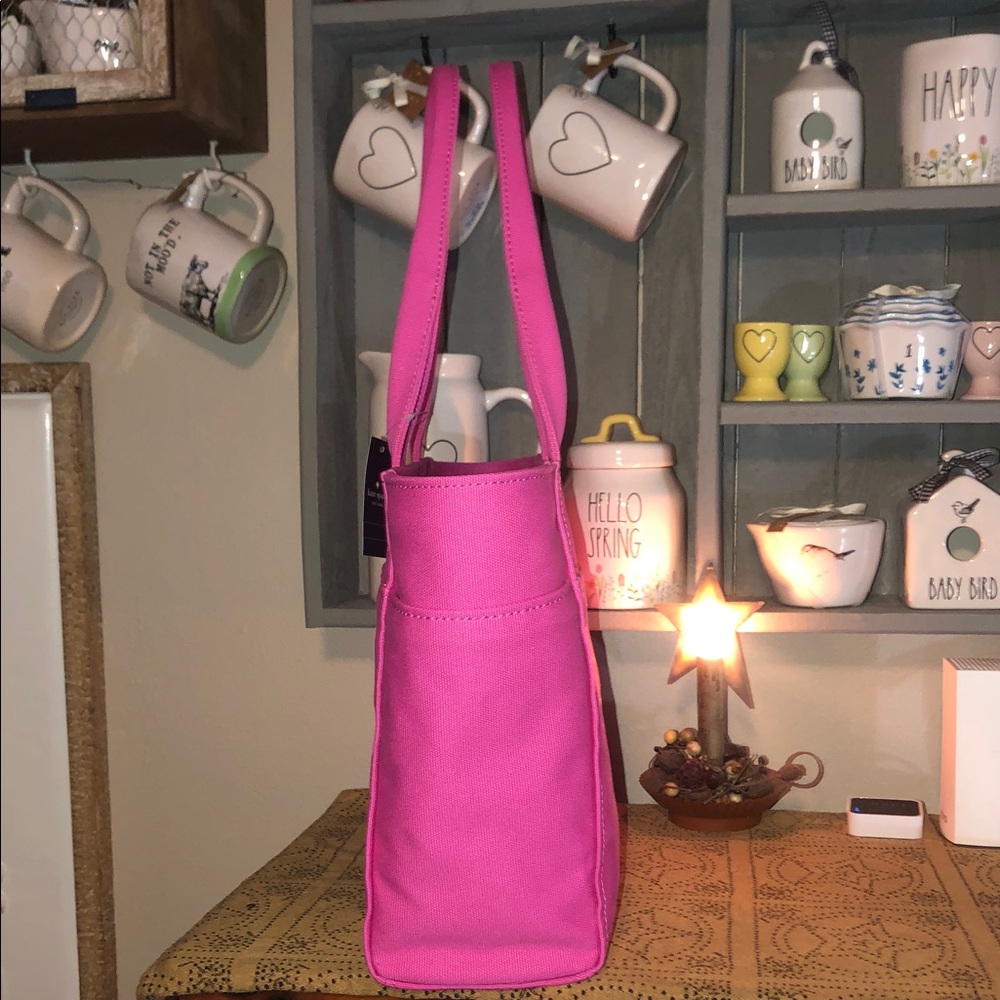Kate Spade Jett Large Canvas Tote Magenta - Picture 5 of 13